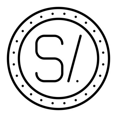 Peru vektör simgesi. Yazdırma, mobil ve web uygulamaları için kullanılabilir.