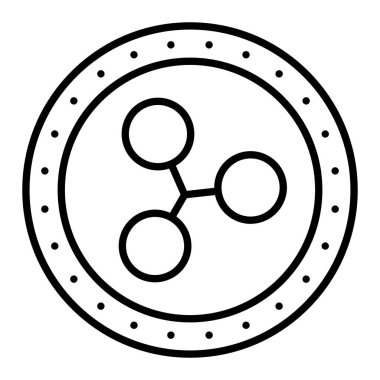 Dalgalanma vektör simgesi. Yazdırma, mobil ve web uygulamaları için kullanılabilir.