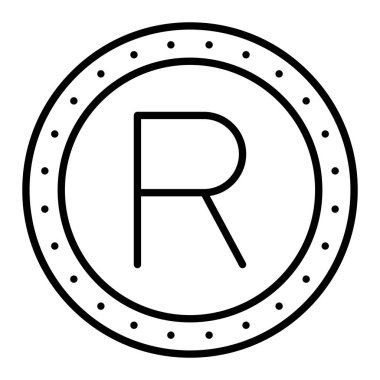 Rand vektör simgesi. Yazdırma, mobil ve web uygulamaları için kullanılabilir.