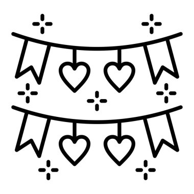 Çelenk vektör simgesi. Yazdırma, mobil ve web uygulamaları için kullanılabilir.