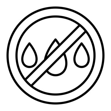 Su vektör simgesi yok. Yazdırma, mobil ve web uygulamaları için kullanılabilir.