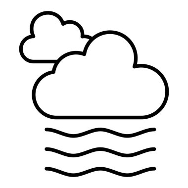 Sis vektör simgesi. Yazdırma, mobil ve web uygulamaları için kullanılabilir.