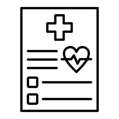 Tıbbi vektör ikonu. Yazdırma, mobil ve web uygulamaları için kullanılabilir.