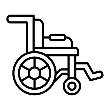 Özürlü vektör simgesi. Yazdırma, mobil ve web uygulamaları için kullanılabilir.