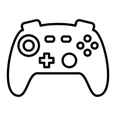 Oyun Denetleyici vektör simgesi. Yazdırma, mobil ve web uygulamaları için kullanılabilir.