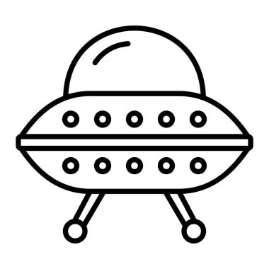 Bilim kurgu vektör simgesi. Yazdırma, mobil ve web uygulamaları için kullanılabilir.