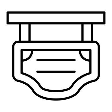 İmza vektör simgesi. Yazdırma, mobil ve web uygulamaları için kullanılabilir.