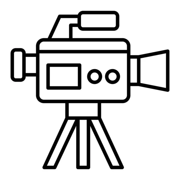 Icône Vectorielle Caméra Vidéo Peut Être Utilisé Pour Impression Les — Image vectorielle