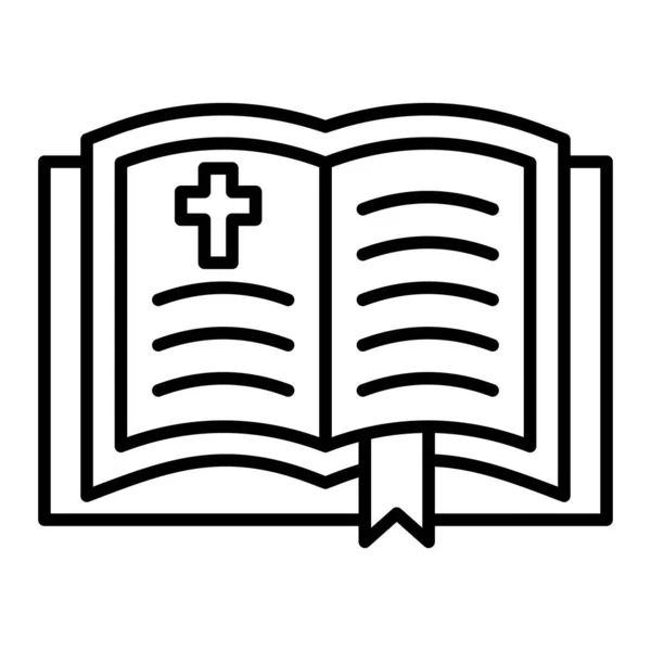 Icona Vettoriale Della Bibbia Può Essere Utilizzato Stampa Applicazioni Mobili — Vettoriale Stock