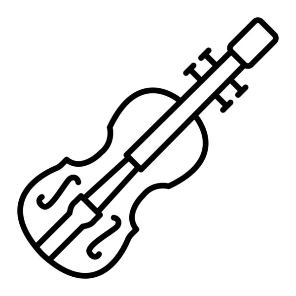 小提琴矢量图标 可用于打印 移动和网络应用 — 图库矢量图片
