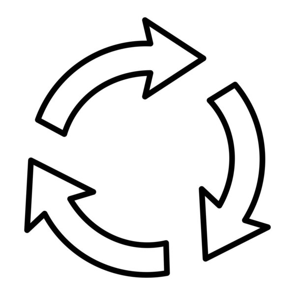 Repeat vector icon. Can be used for printing, mobile and web applications.