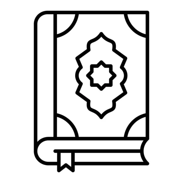 Значок Вектора Корану Може Використовуватися Друку Мобільних Веб Додатків — стоковий вектор