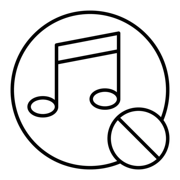 Χωρίς Εικονίδιο Διανύσματος Μουσικής Μπορεί Χρησιμοποιηθεί Για Εκτυπώσεις Mobile Και — Διανυσματικό Αρχείο