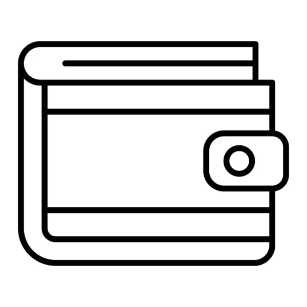 Plånbok Vektor Ikon Kan Användas För Utskrifter Mobiler Och Webbapplikationer — Stock vektor