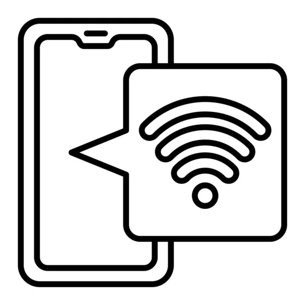 Icône Vectorielle Wifi Peut Être Utilisé Pour Impression Les Applications — Image vectorielle