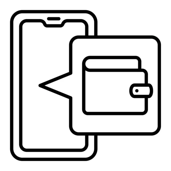 Brieftaschen Vektor Symbol Einsetzbar Für Druck Mobile Anwendungen Und Web — Stockvektor