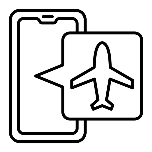 Icône Vectorielle Mode Avion Peut Être Utilisé Pour Impression Les — Image vectorielle