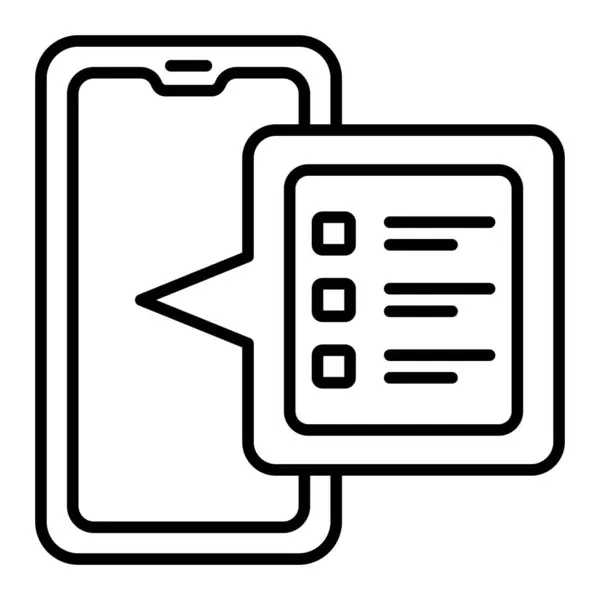 List Vector Icon Использоваться Печати Мобильных Веб Приложений — стоковый вектор