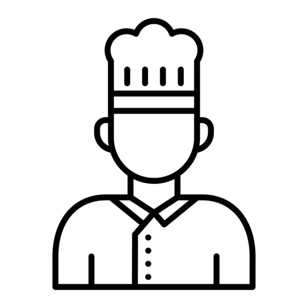 Ícone Vetor Chef Pode Ser Usado Para Impressão Aplicações Móveis —  Vetores de Stock