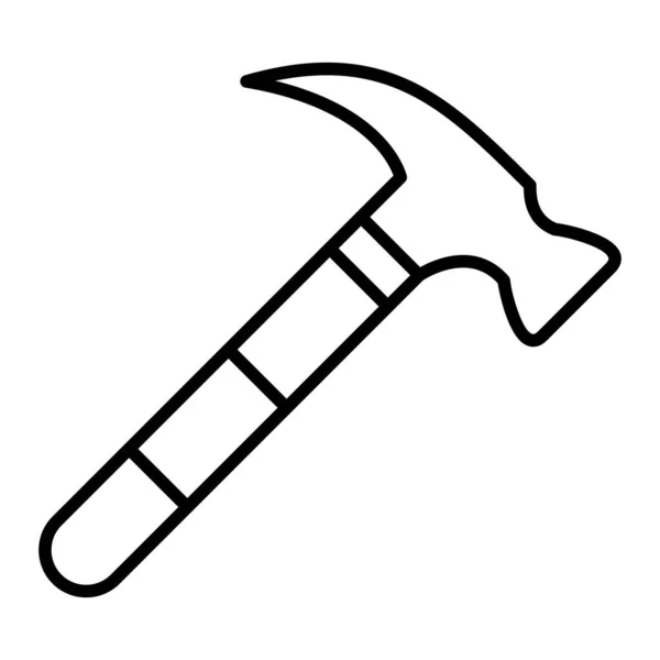 Hammer Vector Icon Can Used Printing Mobile Web Applications — Stock Vector