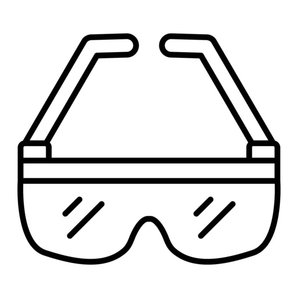 Schutzbrillen Vektor Symbol Einsetzbar Für Druck Mobile Anwendungen Und Web — Stockvektor