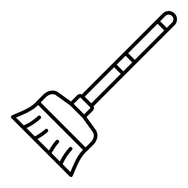 Broom Vector Icon Can Used Printing Mobile Web Applications — Stock Vector
