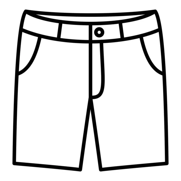 Ícone Vetorial Shorts Pode Ser Usado Para Impressão Aplicações Móveis —  Vetores de Stock