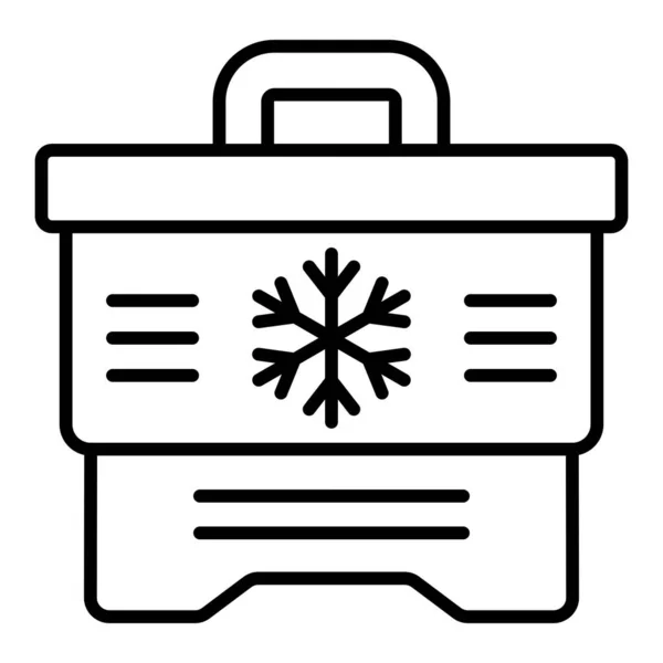 Icône Vectorielle Ice Box Peut Être Utilisé Pour Impression Les — Image vectorielle