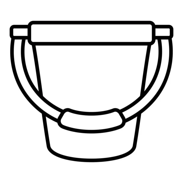 stock vector Sand Bucket vector icon. Can be used for printing, mobile and web applications.