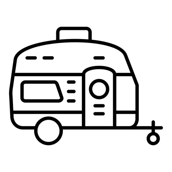 Caravan Vektor Symbol Einsetzbar Für Druck Mobile Anwendungen Und Web — Stockvektor