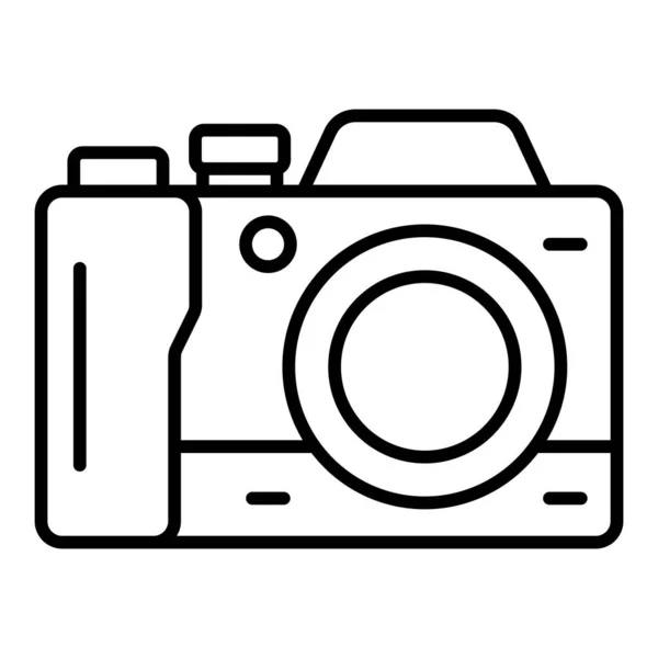 Fotoğraf Makinesi Vektör Simgesi Yazdırma Mobil Web Uygulamaları Için Kullanılabilir — Stok Vektör