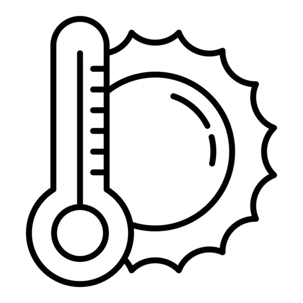 Temperature Vector Icon Can Used Printing Mobile Web Applications — Stock Vector