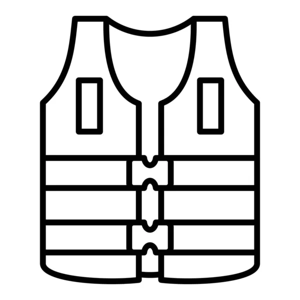 Life Jacket Vector Icon Can Used Printing Mobile Web Applications — Stock Vector