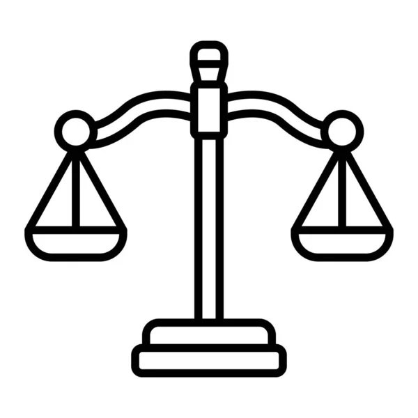 Justice Vector Icon Can Used Printing Mobile Web Applications — Stock Vector