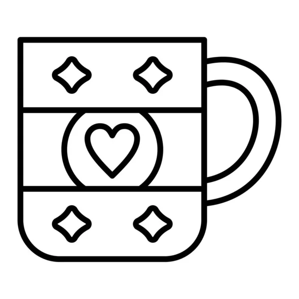 Ícone Vetor Caneca Chá Pode Ser Usado Para Impressão Aplicações — Vetor de Stock