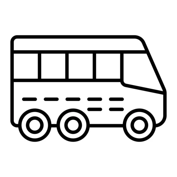 Busvektorsymbol Einsetzbar Für Druck Mobile Anwendungen Und Web Anwendungen — Stockvektor