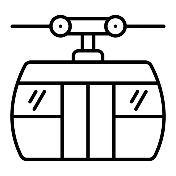 Векторний Значок Кабельного Автомобіля Може Використовуватися Друку Мобільних Веб Додатків — стоковий вектор
