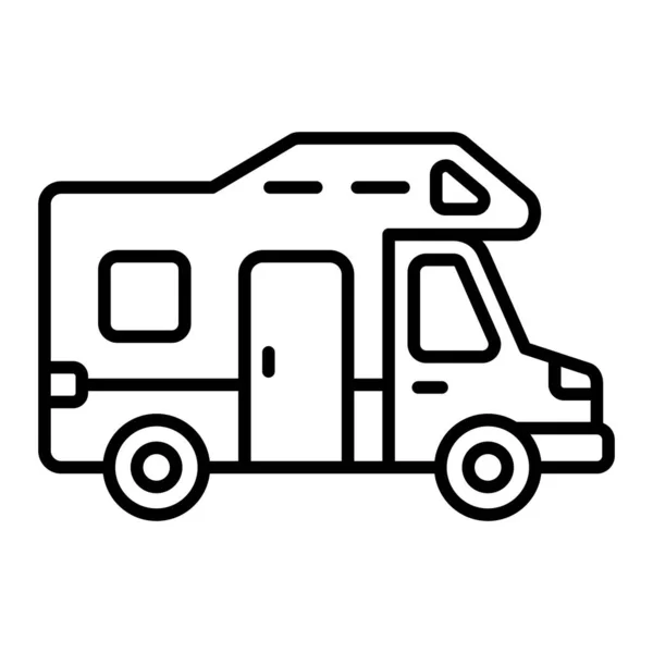 Ícone Vector Camper Van Pode Ser Usado Para Impressão Aplicações — Vetor de Stock
