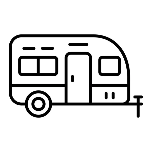 Caravan Vektor Symbol Einsetzbar Für Druck Mobile Anwendungen Und Web — Stockvektor