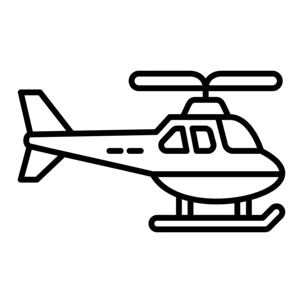Ícone Vetor Helicóptero Pode Ser Usado Para Impressão Aplicações Móveis — Vetor de Stock