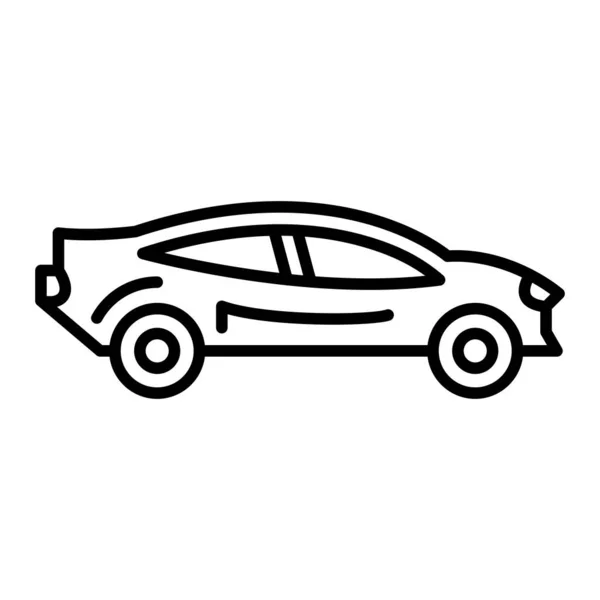 Sports Car Icono Vector Puede Utilizar Para Aplicaciones Impresión Móviles — Archivo Imágenes Vectoriales