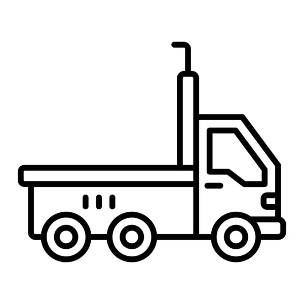 Trailer Truck Vetor Ícone Pode Ser Usado Para Impressão Aplicações —  Vetores de Stock