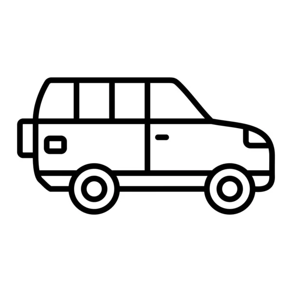 Kocsi Autó Vektor Ikon Nyomdai Mobil Webes Alkalmazásokhoz Használható — Stock Vector