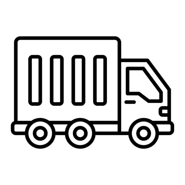 Ícone Vetor Caminhão Pode Ser Usado Para Impressão Aplicações Móveis —  Vetores de Stock