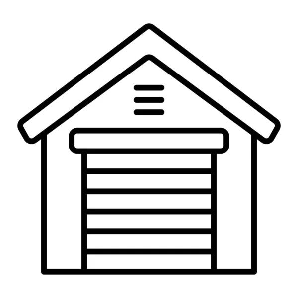 Garage Vectoricoon Kan Worden Gebruikt Voor Print Mobiele Webtoepassingen — Stockvector