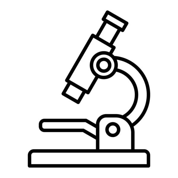 Ikona Wektora Mikroskopu Może Być Stosowany Drukowania Aplikacji Mobilnych Webowych — Wektor stockowy