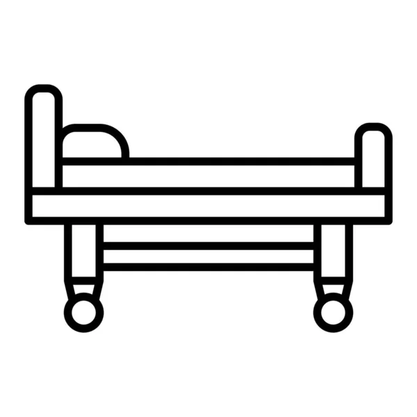 Bed Vector Icon Can Used Printing Mobile Web Applications — Stock Vector