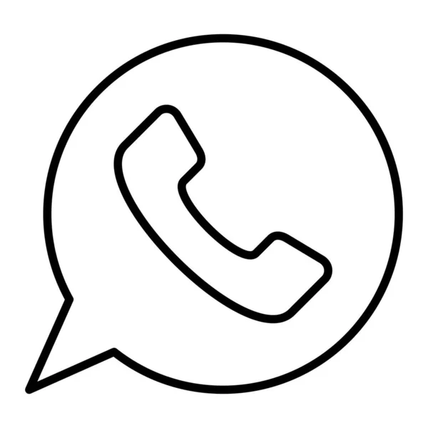 Значок Вектора Whatsapp Использоваться Печати Мобильных Веб Приложений — стоковый вектор