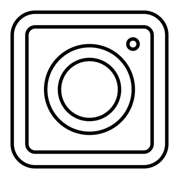 Instagram Icono Vector Puede Utilizar Para Aplicaciones Impresión Móviles Web — Vector de stock