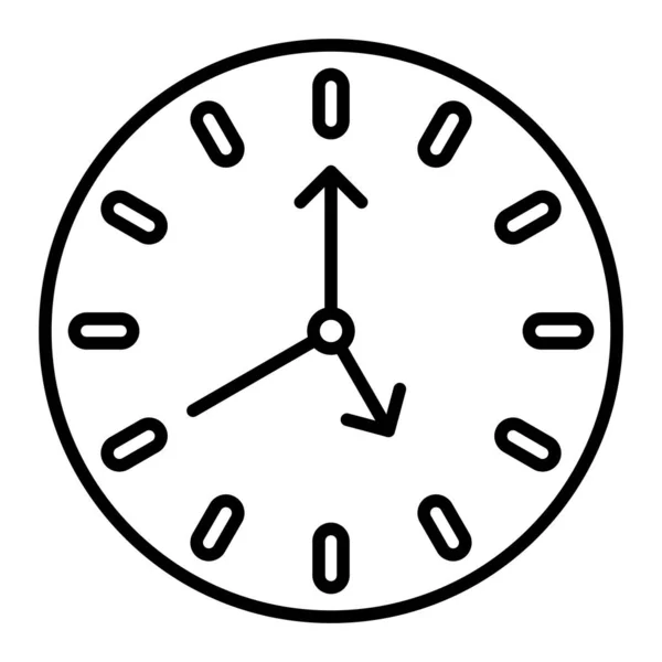 Значок Вектора Часов Использоваться Печати Мобильных Веб Приложений — стоковый вектор